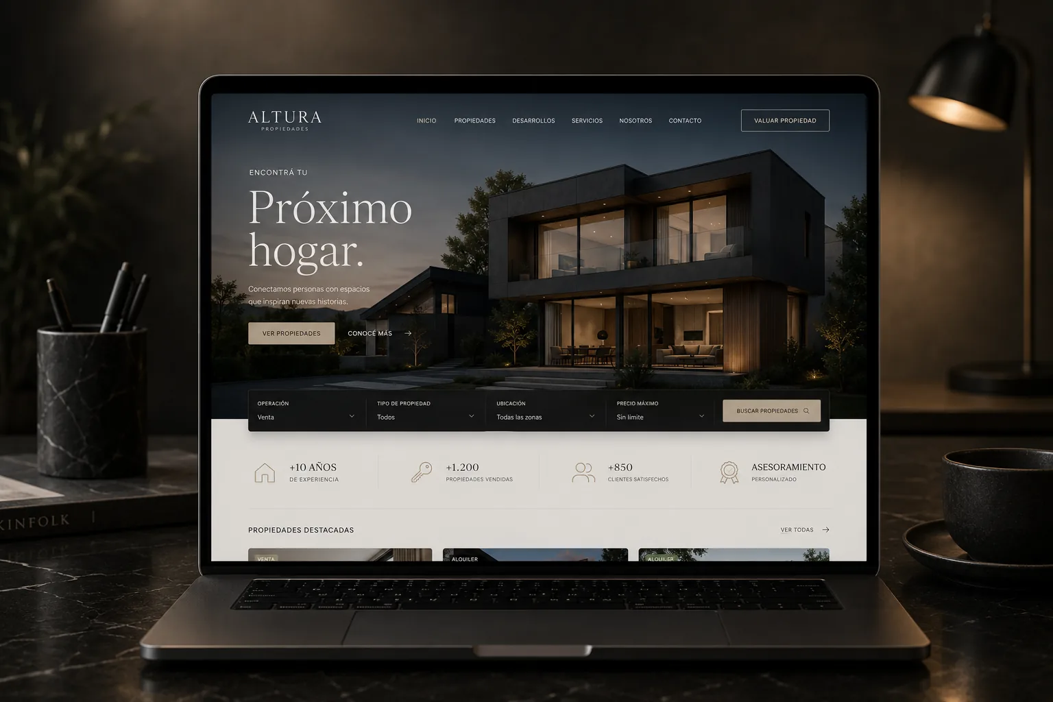 Sitio Web Corporativo — mockup